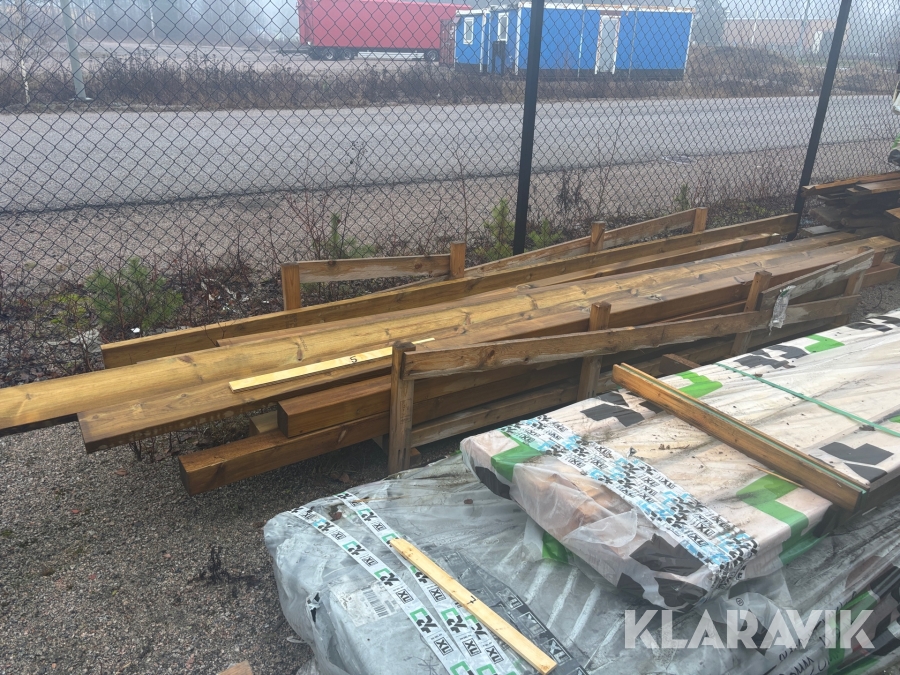 Virkespaket impregnerat