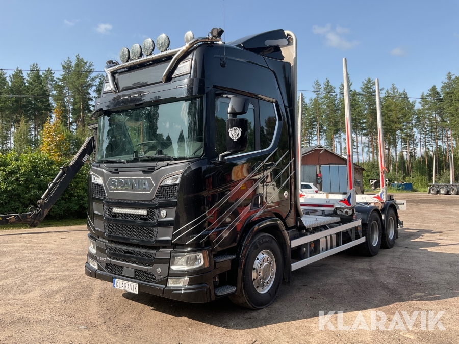 Timmerlastbil Scania R580B 6X4 NB