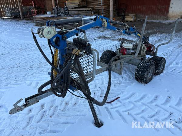Skogsvagn för ATV Avesta 4.2