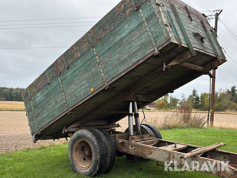Spannmålsvagn med tipp ca 6Ton