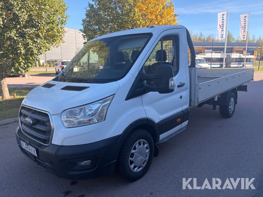 Flakbil Ford Transit 350 2.0 TDCi170hk långflak