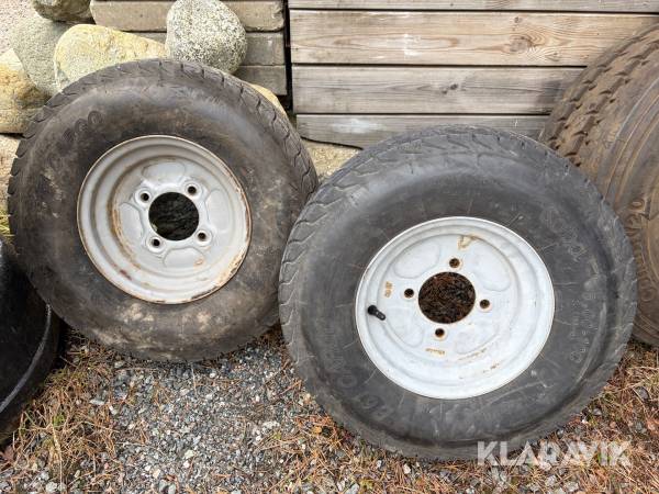 Släpvagnshjul 2 st Sava B61 cargo 5.00-10C