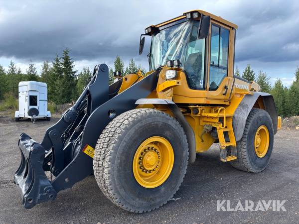 Hjullastare Volvo L70F med Vikplog