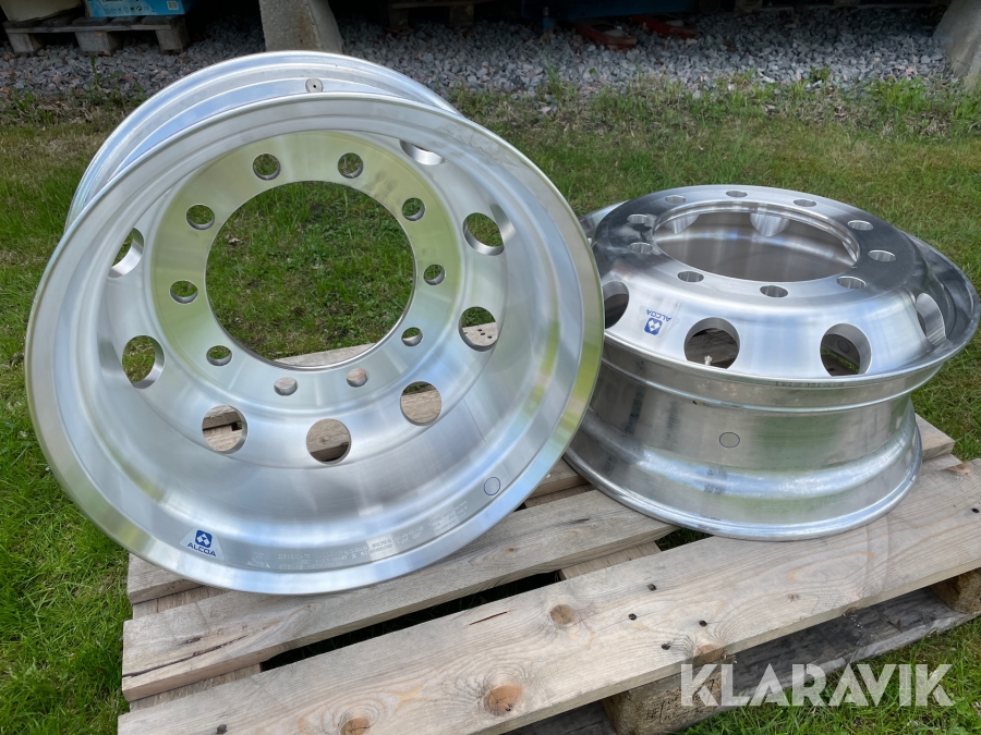 Fälgar (Aluminium) 9,00 x 22,5 Alcoa