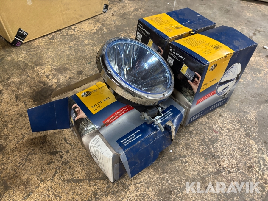 Extraljus Hella Rallye 3003 Blue - 3st