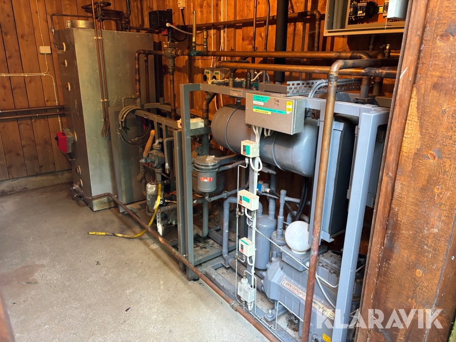 Kylanläggning Danfoss Kyl med elpanna och ABB