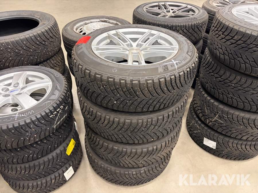 Kompletta hjul Michelin 235/60R18 4st