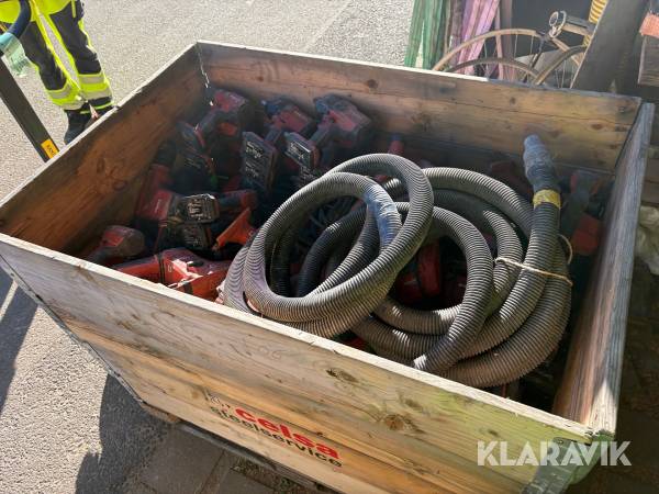 Stort parti med handverktyg Hilti