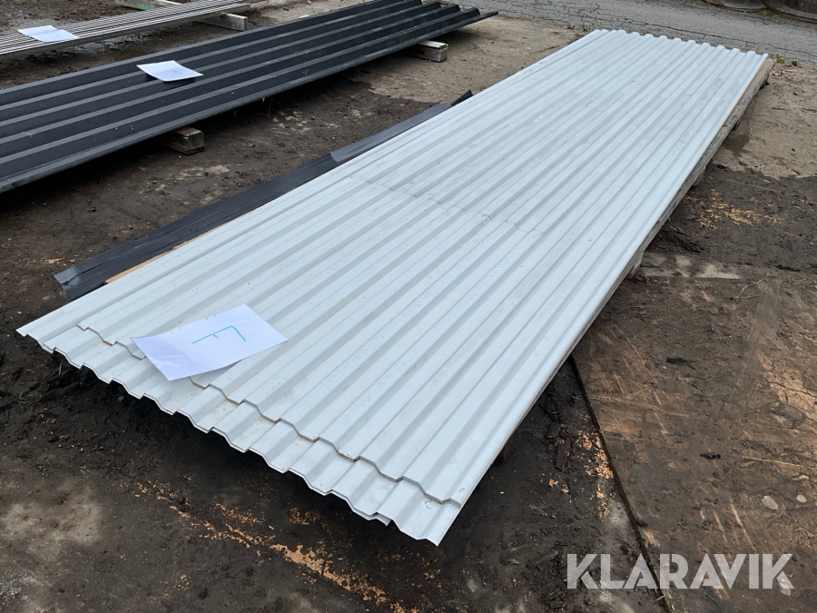 Takplåt 12st 107x500cm
