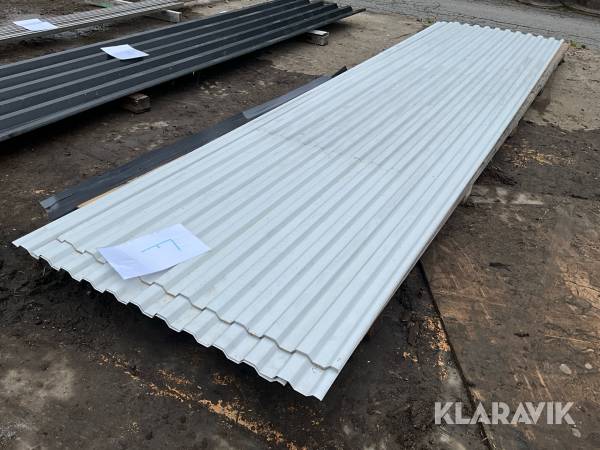 Takplåt 12st 107x500cm