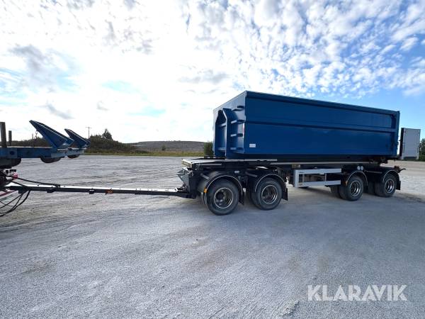 Lastväxlarsläp Kilafors Med tipp samt Lastväxlarflak 25kbm
