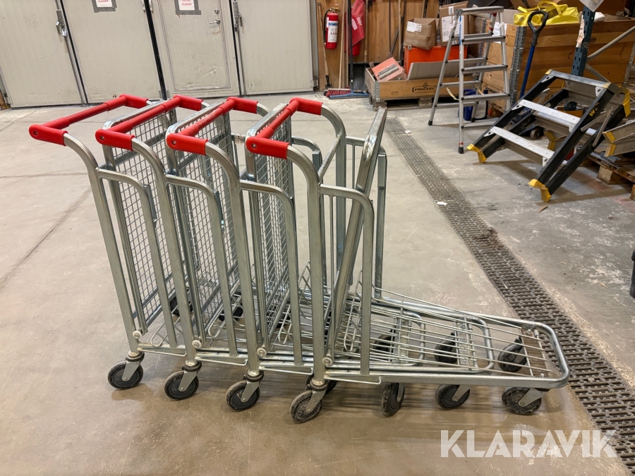 Kundvagnar 4 st