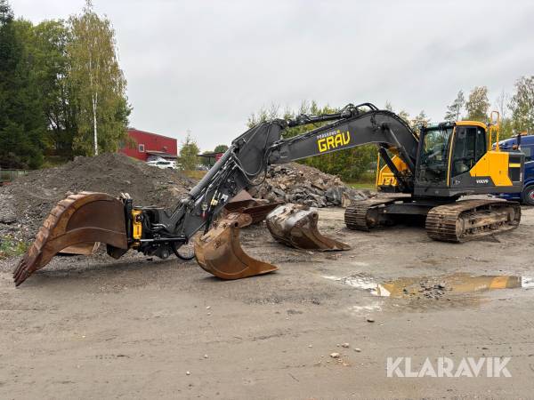 Grävmaskin Volvo EC 220EL Leica 3D