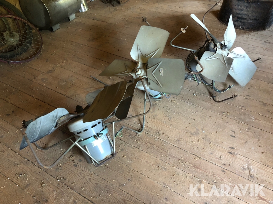 Ventilationsfläktar aKREK212-6 3 stycken