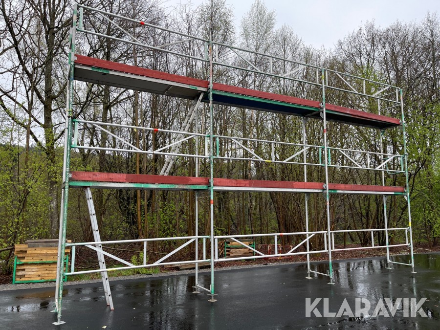Byggställning Layher aluminiumram