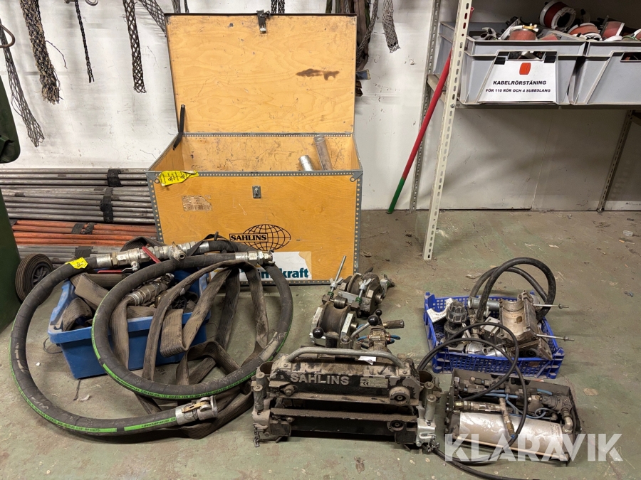 Fiberblås samt tillbehör Sahlins 3011-4010 kabelmatarrulle, slangar & reservdelar