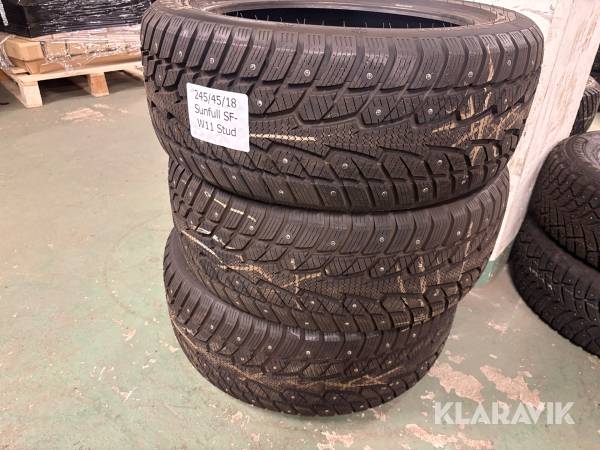 Vinterdäck Sunfull SF-W11 Stud 245/45R18 3st