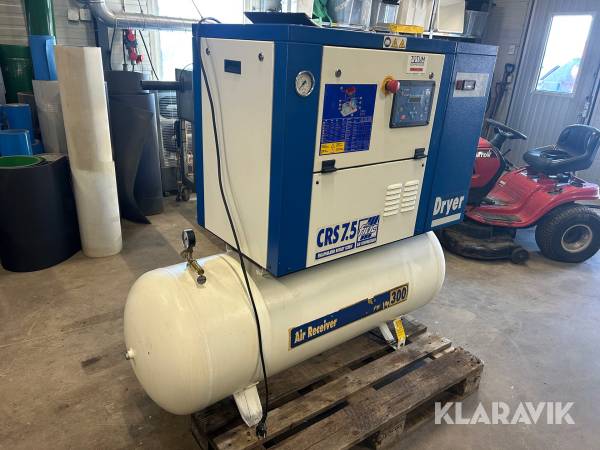 Skruvkompressor Fiac CRS 750 med kyltork
