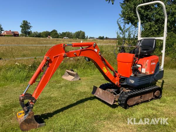 Minigrävare Kubota K008-3