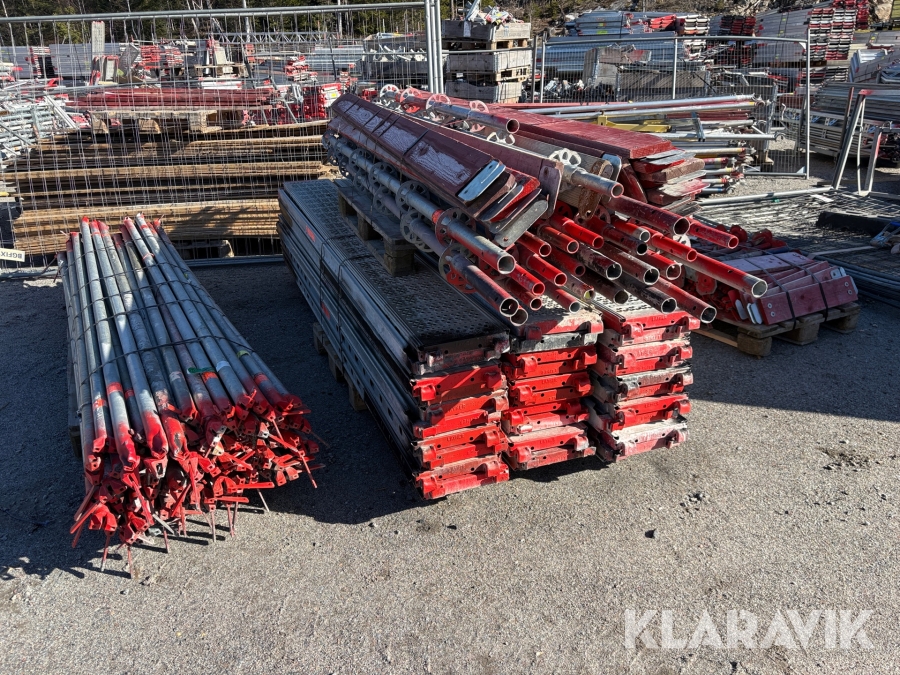 Ställningsmaterial Layher med flera Scaffold 105m2