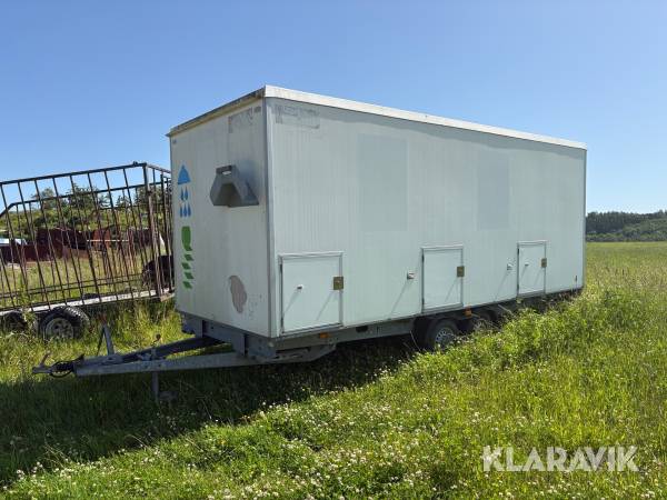 Wc & Duschbod /vagn 3 toaletter och dusch
