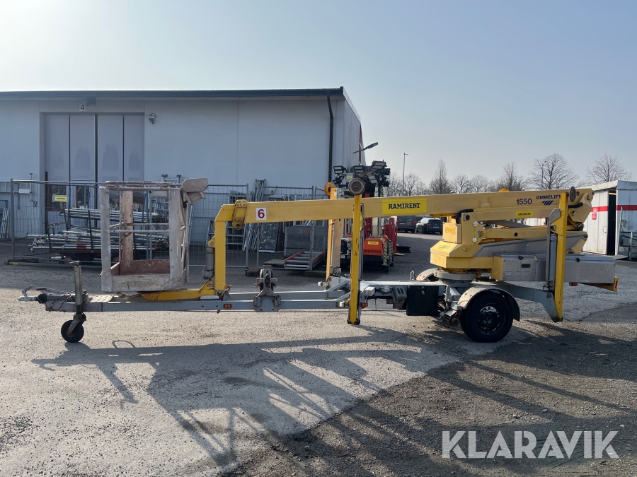 Släpvagnslift Omme 1550