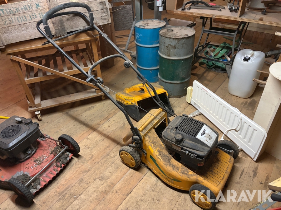 Gräsklippare Stiga Turbo med uppsamlare