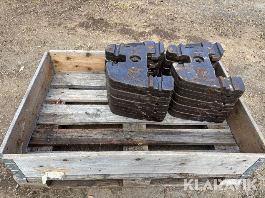 Traktorvikter New Holland 10 st