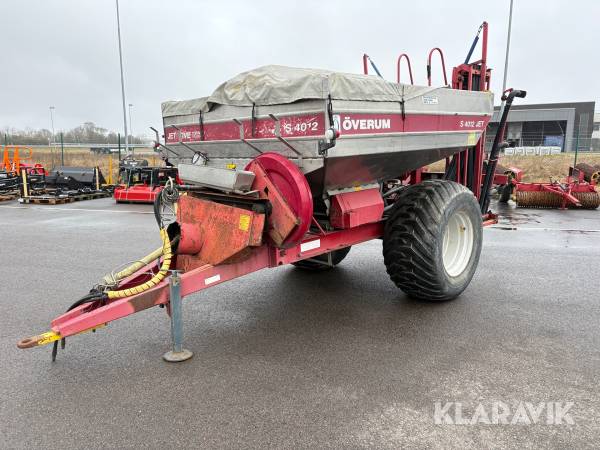 Konstgödselspridare Överum Tive S 4012 JET Tive-Tronic