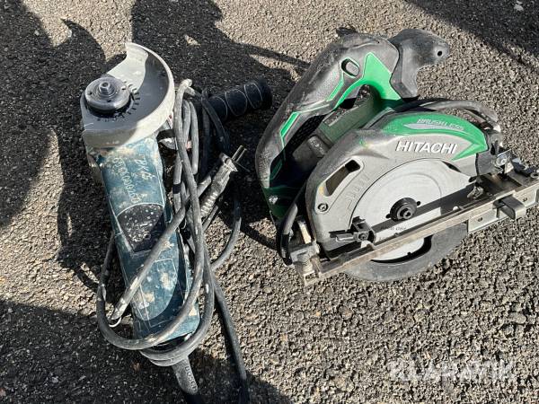 Handverktyg klingsåg Hitachi C 6MEY & kapmaskin Bosch