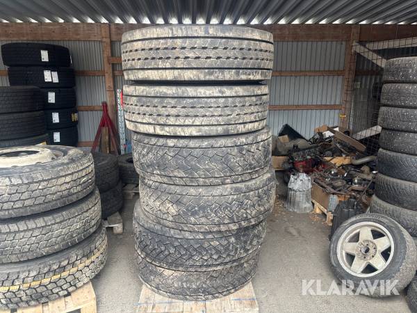 Lastbilsdäck 2+4 Goodyear 315/70R22.5