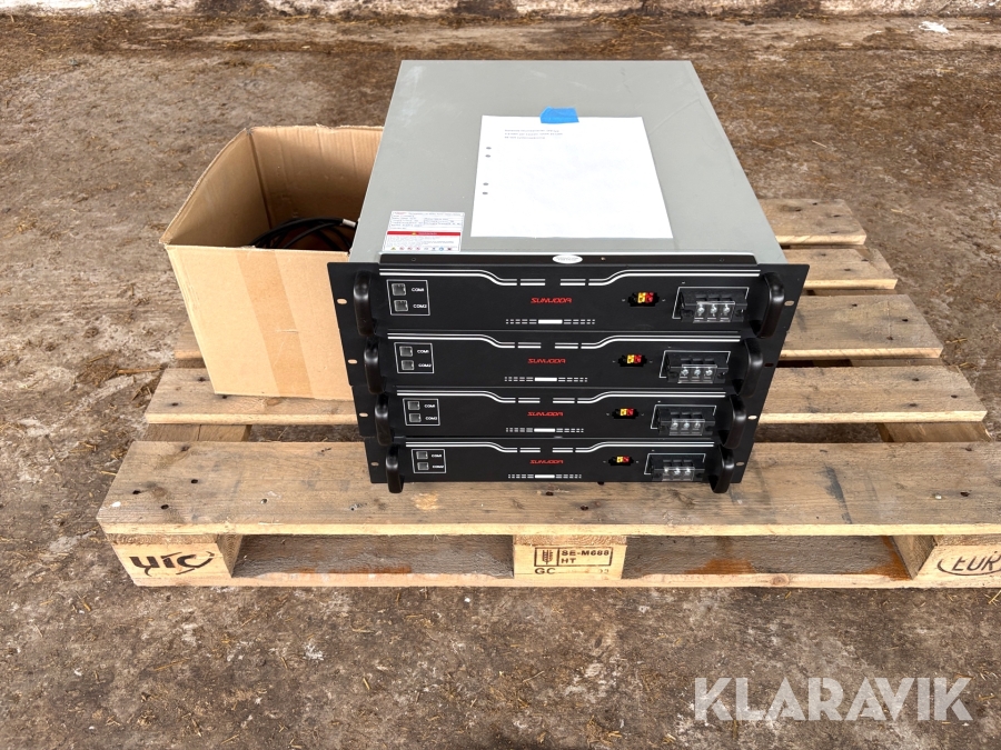 Litiumbatterier Sunwoda LFP-typ 2,5 kWh 4 st