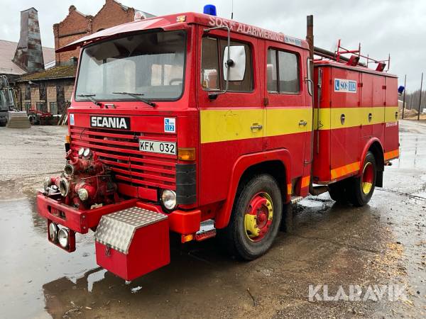 Brandbil Scania 81