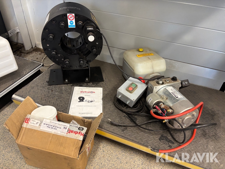 Slangpressmaskin Hydralok H32 med 12v slang & backar