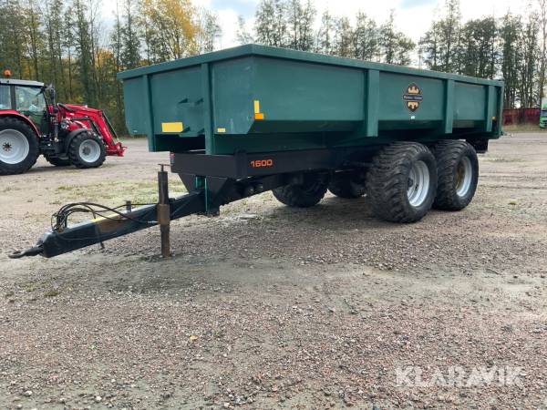 Dumpervagn Palmse Trailer 1600