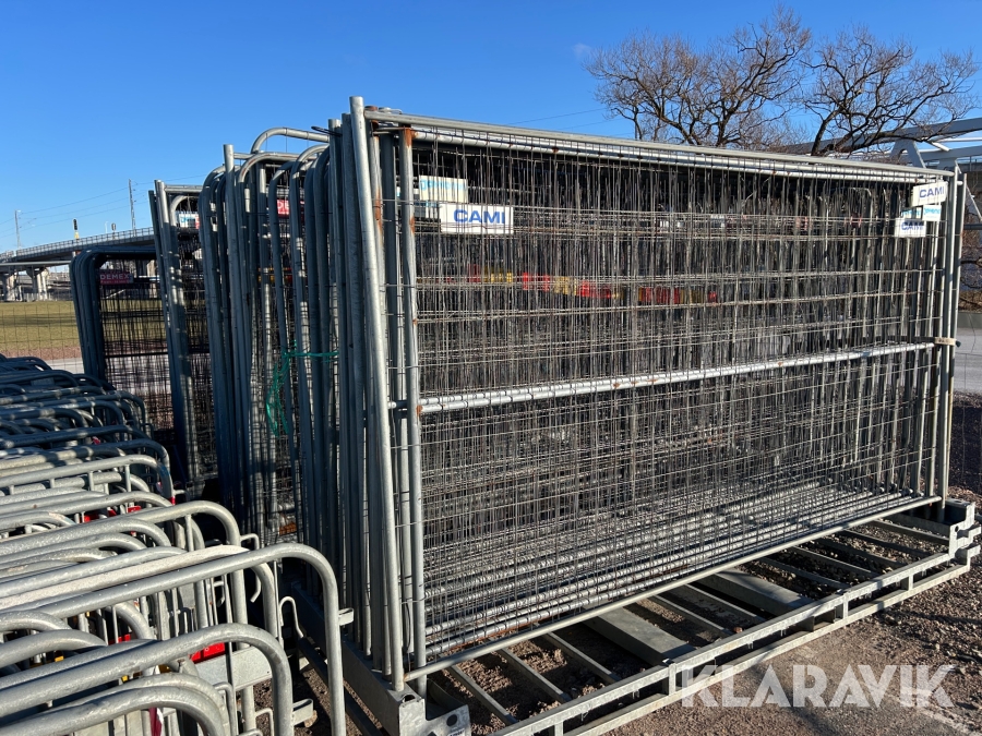 Byggstaket ca 160 st med fötter