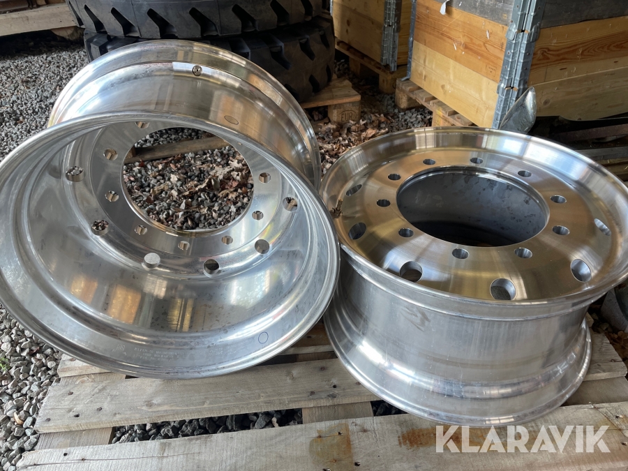 Fälgar (Aluminium) 11,75 x 22,5 Alcoa