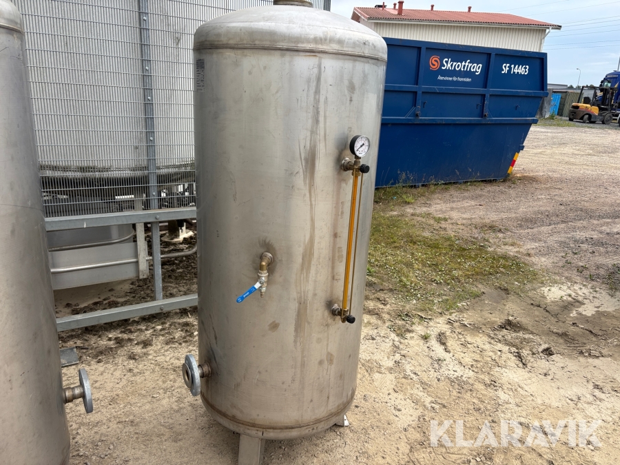 Vattentank Aqua Rostfritt Ab Hydrofor 500L 6bar / 500Liter