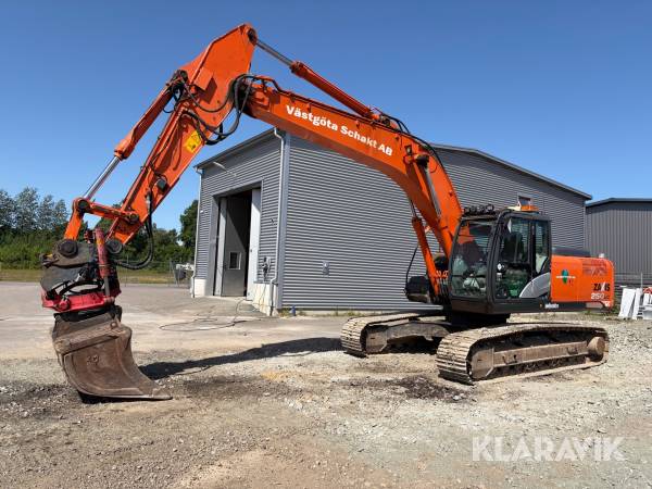 Grävmaskin Hitachi ZX250LC-5B med tiltrotator