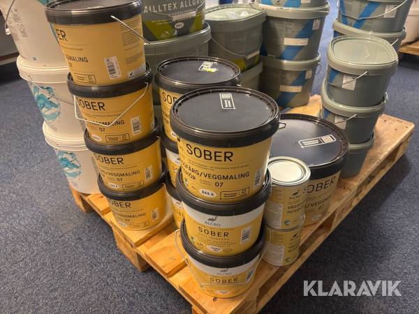 Målarfärg Alcro Sober väggfärg 37,8L