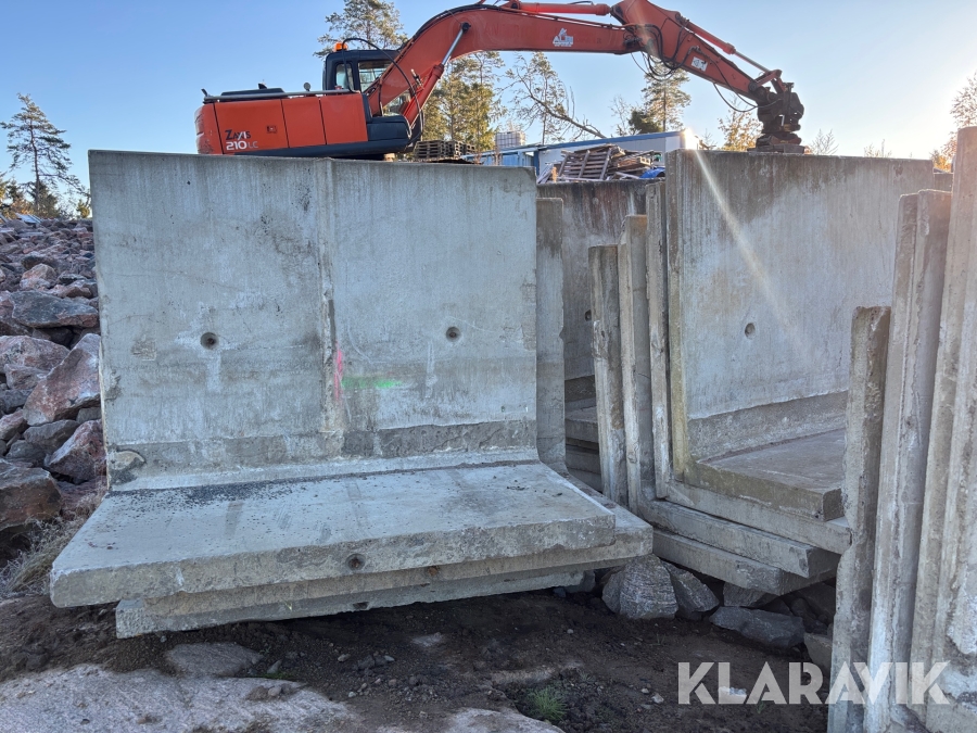 L-stöd 2000x1600mm 20kN 