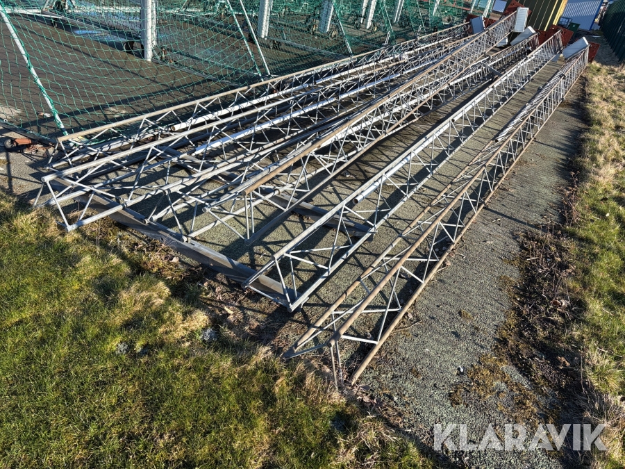 Belysningsmaster 6 st 20 m