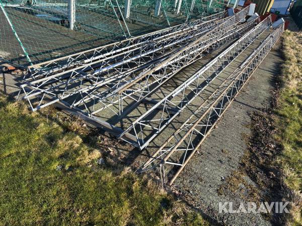 Belysningsmaster 6 st 20 m