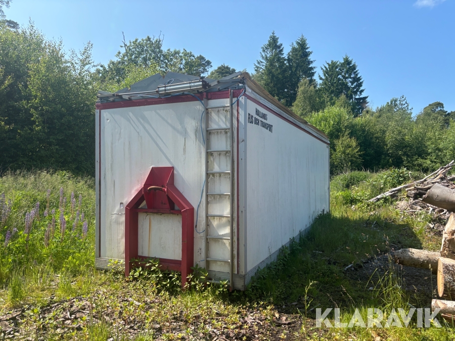 Flisskåp / Torvskåp på lastväxlarram