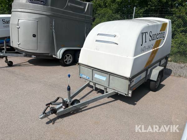 Personbilssläp Rekotrailer FF 3901 med kåpa