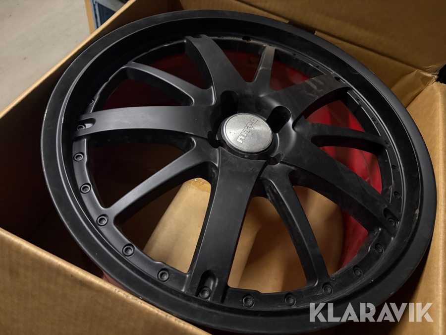 Aluminium Fälgar 4 st 7,5x18 Nitro Rosso