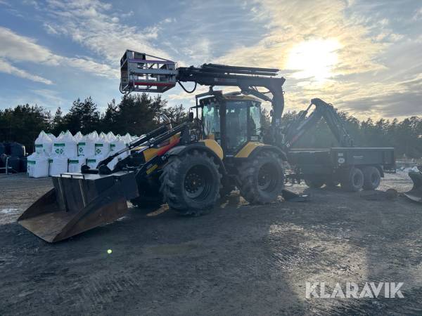Grävlastare Huddig 1260D Cable linjeutrustad med vagn