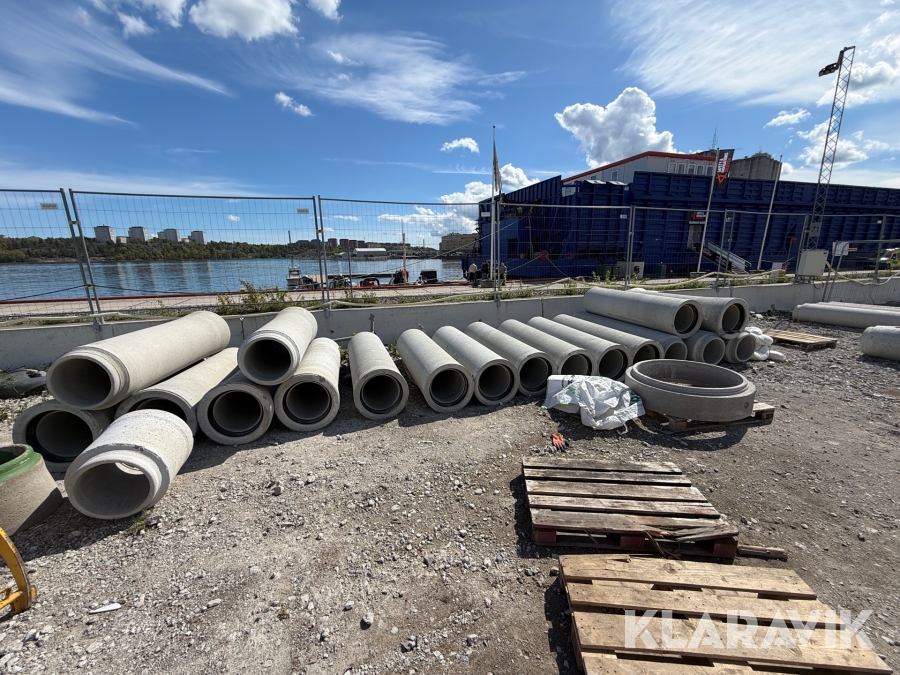 Parti betongrör St: Eriks olika dimensioner