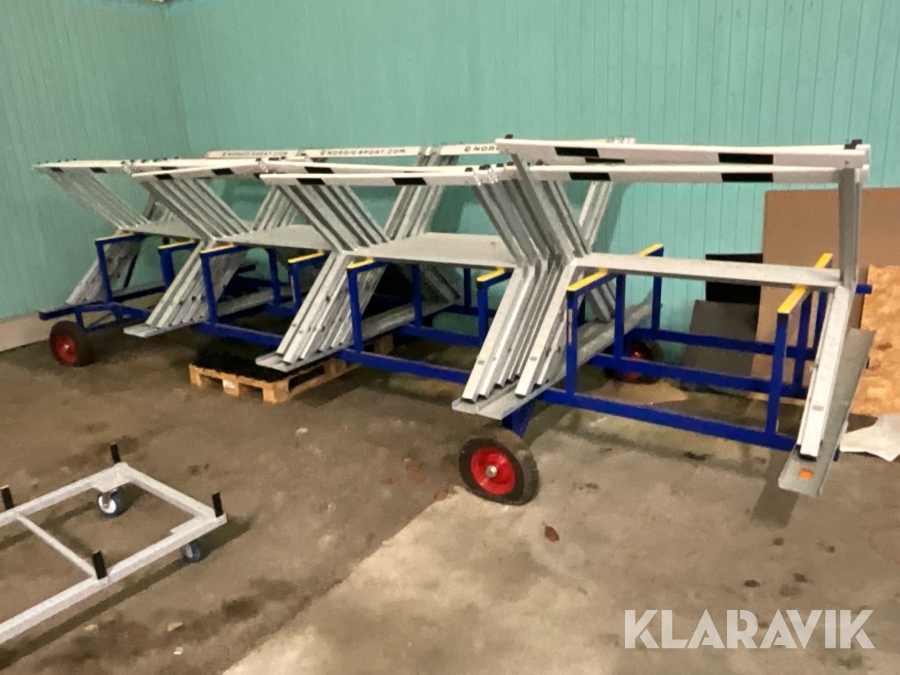 Friidrottshäckar 34st Nordic Sport Viking II med vagn
