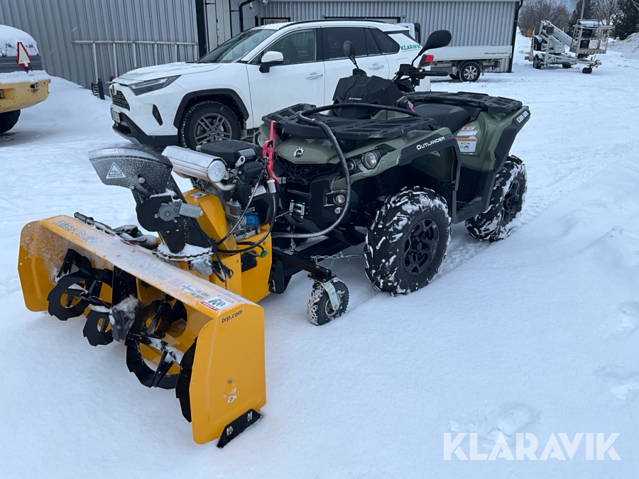 ATV Can-Am Outlander 570 PRO med snöslunga
